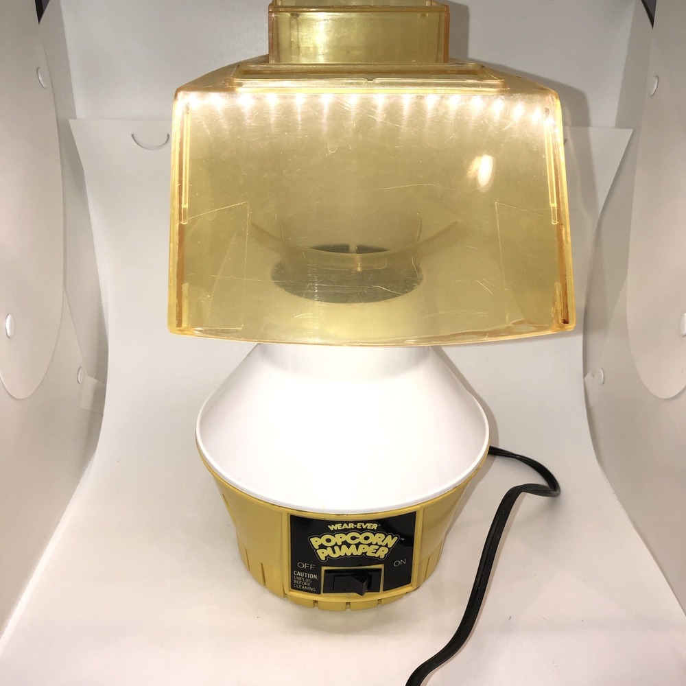 Vintage Wear Ever Popcorn Pumper Hot Air Popper Model 73000 Works